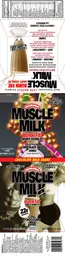 Label for Muscle Milk Chocolate Milk Shake