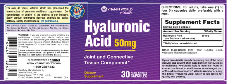 Hyaluronic Acid 50 mg
