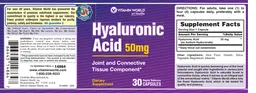 Label for Hyaluronic Acid 50 mg