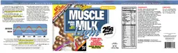 Label for Muscle Milk Light Banana Creme