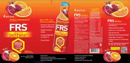 Label for Healthy Defense Citrus Pomegranate