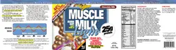 Label for Muscle Milk Light Chocolate Milk
