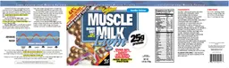 Label for Muscle Milk Light Vanilla Creme