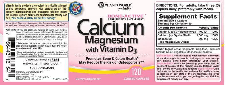 Calcium Magnesium With Vitamin D3