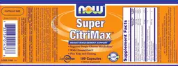 Label for Super CitriMax