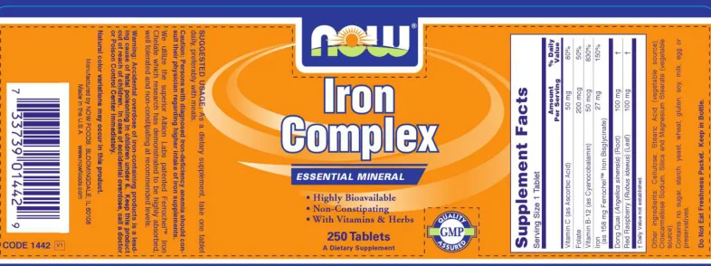 Label for Iron Complex