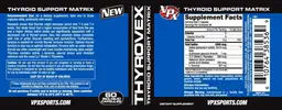 Label for Thyrovex Thyroid Support Matrix