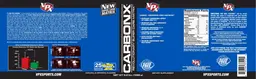 Label for Carbonx Revolutionary Super Carb Matrix Vanilla