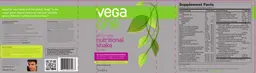 Label for One All-In-One Nutritional Shake Berry