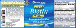 Ultra Biotin 7500 mcg