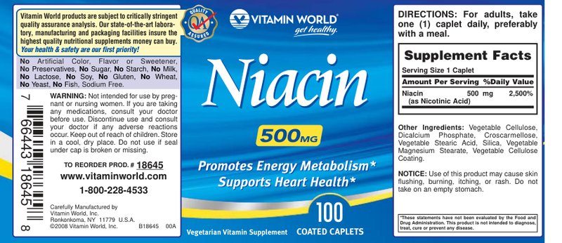 Niacin 500 mg