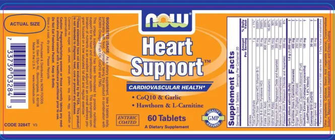 Label for Heart Support