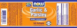 Label for Garlic & Parsley