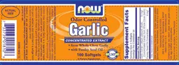 Label for Odor Controlled Garlic
