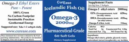 Label for Icelandic Fish Oil