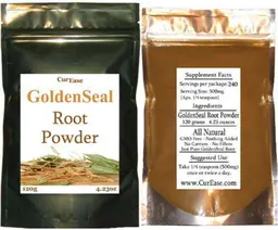 Label for GoldenSeal Root Powder