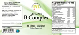 Label for Ultimate B Complex