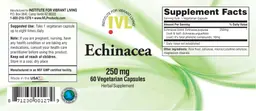 Label for Echinacea 250 mg