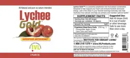 Label for Lychee Gold