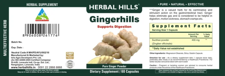 Label for Gingerhills