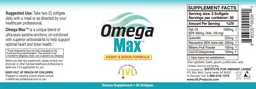 Label for Omega Max Softgels