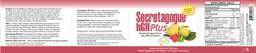 Label for Secretagogue hGH Plus Raspberry Lemonade Flavor