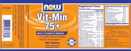 Label for Vit-Min 75+