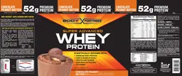 Label for Super Advanced Whey Protein Chocolate Peanut Butter