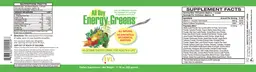 Label for All Day Energy Greens