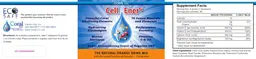 Label for Cell EnerG The Natural Orange Drink Mix