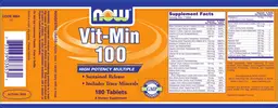 Label for Vit-Min 100