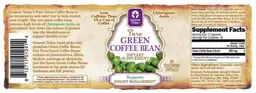 Label for Pure Green Coffee Bean