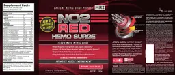 Label for NO2 Red Hemo Surge Berry Blizzard
