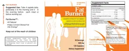 Label for Fat Burner