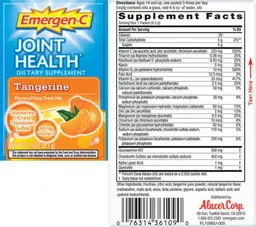 Label for Joint Health Tangerine