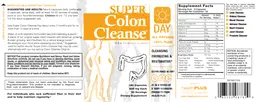 Label for Super Colon Cleanse Day