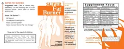 Label for Super Fat Burner