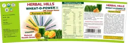 Label for Wheat-O-Power With Orange Flavor