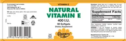 Natural VItamin E 400 IU