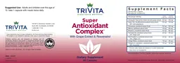 Label for Super Antioxidant Complex With Grape Extract & Resveratrol