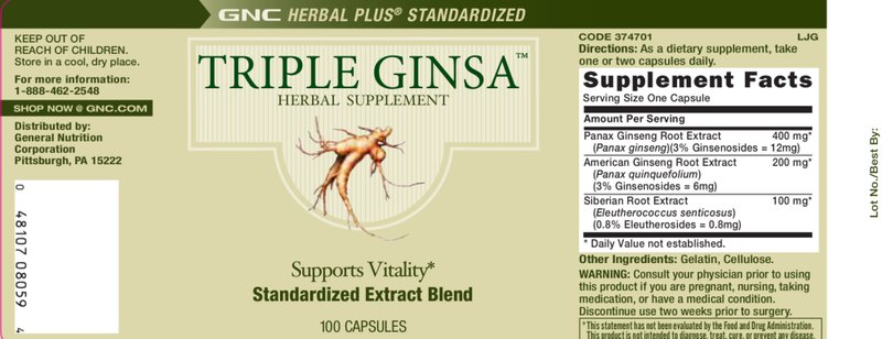 Triple Ginsa Herbal Supplement