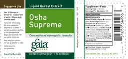Label for Osha Supreme