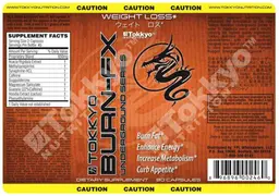 Label for Tokkyo Burn-FX