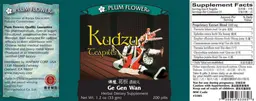 Label for Kudzu Teapills Ge Gen Wan