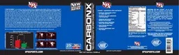 Label for CarbonX Revolutionary Super Carb Matrix Strawberry