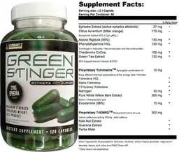 Label for Green Stinger