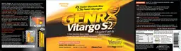 Label for Vitargo S2 Muscle Fuel & Recovery Natural Tropical Fruit Flavor