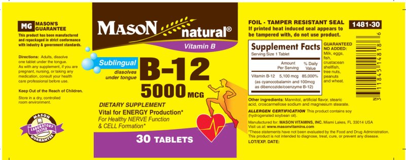 B-12 5000 mcg