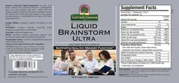 Label for Liquid Brainstorm Ultra
