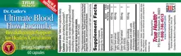 Label for Dr. Cutler's Ultimate Blood Flow Formula